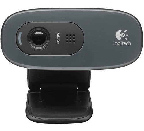 Camara Webcam Logitech C270 Hd Gris 