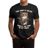 Playera Gato Hambriento, Camiseta Song Bowl Funny