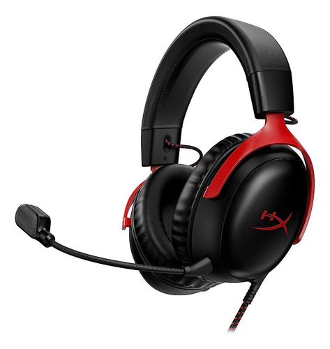 Headset Audífonos Gamer Hyperx Cloud Iii 3 Color Black/red