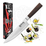 Okami Cuchillos Chef Cuchillo De 8 Pulgadas, Profesional Jap