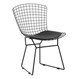 Silla Bertoia Metal De Terraza Living Comedor Acolchada - Ne