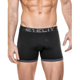 Boxer Eyelit Hombre 525 Algodon Lycra Elastico Liso Corto