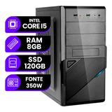 Computador Pc Cpu, Intel Core I5 11400, 8gb Ram, Ssd 120gb