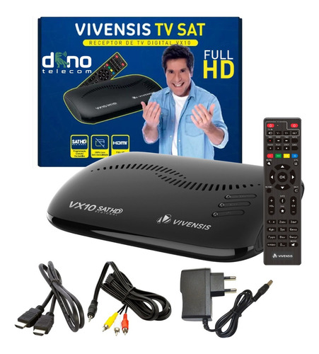 Receptor Digital Vx10 Sat Hd Tv Regional 5g Ku - Vivensis