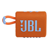 Bocina Bluetooth Jbl Go 3 Portatil Impermeable Ip67 Naranja