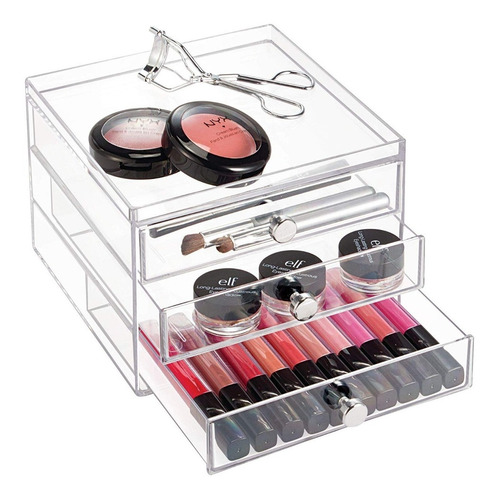 Almacenamiento Caja Joya Maquillaje Transparente Organizador