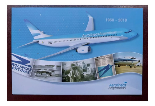 Entero Postal. 60 Años De Aerolíneas Argentinas. 2010