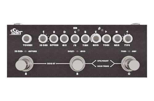 Tremol Cube-baby - Pedal Multiefeitos De Guitarra Reverberan