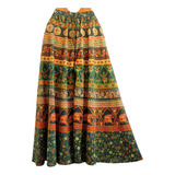 Calça Pantalona Estilo Saia Boho Hippie Artesanal Rave 