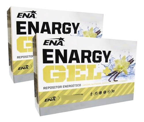 2 Cajas Enargy Gel Ena Con Cafeina + Ginseng Energia Running
