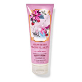 Bath Body Works Creme Hidratante Corpo Strawberry Snowflakes