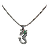 Collar Quetzalcoatl Plumas Cadena Tipo Bali En Plata Ley 925