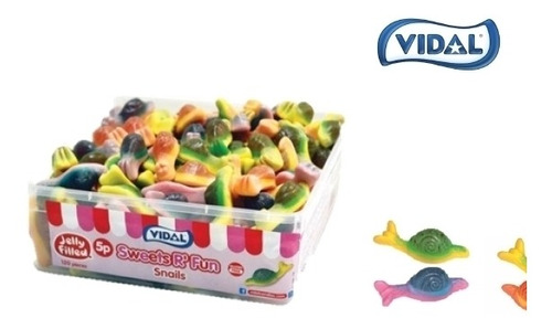 Gomitas Vidal Caracoles Bandeja 780gr  Sin T.a.c.c 