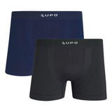 Kit 2 Cuecas Boxer Masculino Lupo Modal S/ Costura Ref - 661