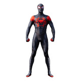 Asc Disfraz De Máscara De Araña De Miles Man Spiderman Morales M