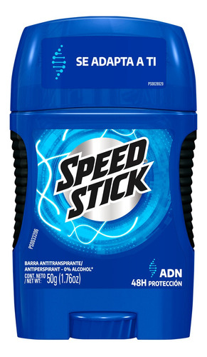 Desodorante En Barra Men Speed Stick Adn Fragancia Aloe Vera 50g