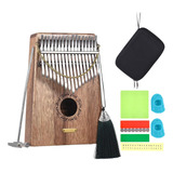 Kalimba De Madera Maciza Piano De Pulgar 17 Teclas Mart...