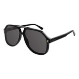 Gucci Gg1042s 001 New Aviator Shape Negro Gris