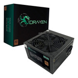 Fonte Gamer Draxen 500w 80 Plus Bronze Pfc Ativo Dn500