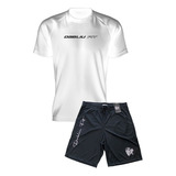 Kit Short Praia Academia + Camisa Dry Fit - Frete Grátis