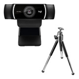 Webcam Full Hd Pro Stream Microfone Embutido C922 Logitech