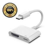 Adaptador Usb Hdmi iPhone 14 iPad iPod Apple 4g Gb Digital Cor Branco