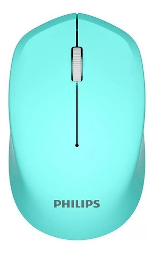 Mouse Philips Inalambrico M344 Notebook Pc Portable Celeste