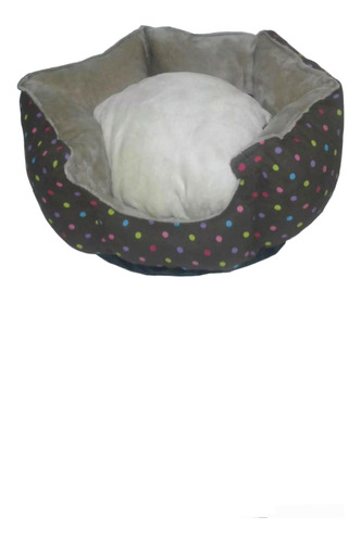 Cama Para Perro Acolchada Lavable Grande Tipo Trébol 68x23cm