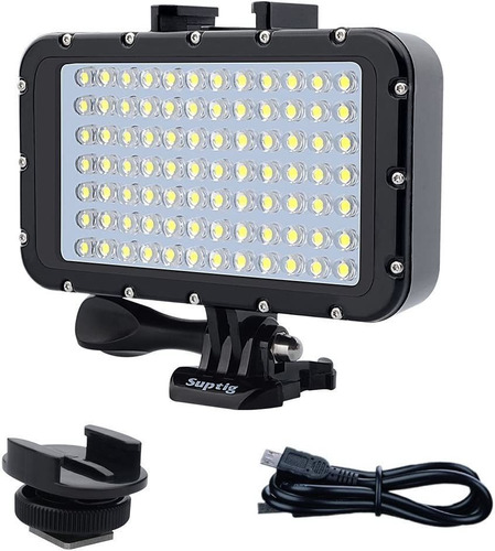 Luz De Buceo 84 Led Para Camaras Gopro Canon Nikon Pentax 