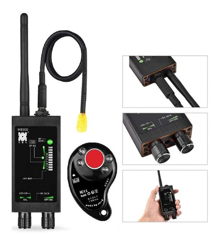 Detector Rf Localizador Rastreadores Câmera Gps Vassourinha 