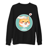 Poleron Polo Perrito Akita Inu Kawaii Para Mujer