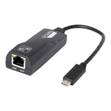 Adaptador Usb Tipo C 3.1 Para Rede Rj45 Gigabit