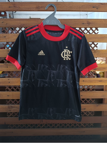 Camisa adidas Flamengo Juvenil Iii 21/22  Torcedor Tam 12