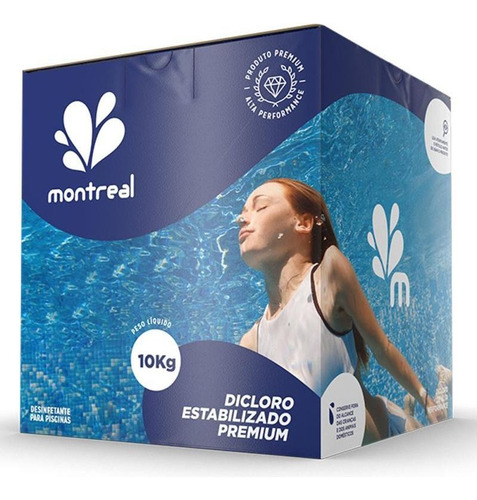 Cloro Dicloro Estabilizado Premium Piscinas (10 Kg) Montreal