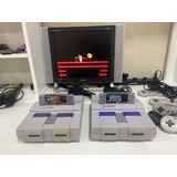 Super Nintendo , 2 Controles Originais , 1 Jogo Original