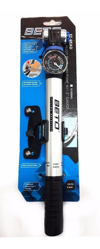 Inflador Para Bici Beto Ez-032ag Mide Presión 