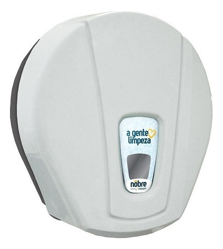 Dispenser Para Papel Higienico Rolao 300/500m Branco/cinza