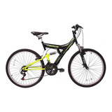 Mountain Bike Track & Bikes Tb 100xs Aro 26 18  18v Freios V-brakes Câmbios Track Index Cor Preto/verde