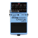 Pedal Efectos Boss Chorus Bass Chorus Ceb-3 Bajo +