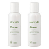 Gel Aloevida 97% Aloe Vera Orgánico 60 Ml C/u- 2 Pz