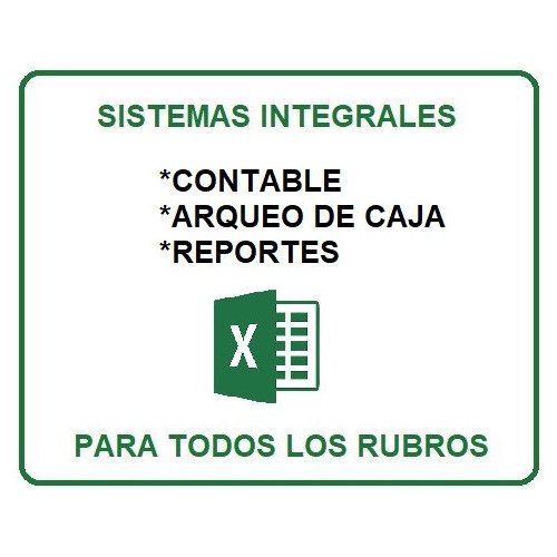 Sistema Contable De Arqueo De Caja Y Reportes Excel