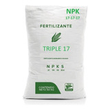 50 Kg Fertilizante Abono Triple 17 Alto En Nutrientes Jardín