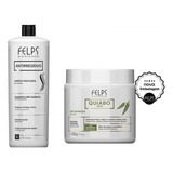 Kit Felps - Shampoo Antirresíduo 1l + Okra Btox 500g