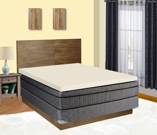 Mattress Solution Parte Superior De Espuma De Alta Densidad,