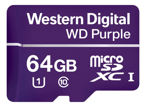 Cartão Micro Sd 64gb 32tbw Intelbras Purple Alto Desempenho