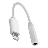 Cable Adaptador De Lightning Para (iPhone) A Auricular 3,5mm