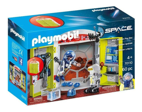 Juguete Laboratorio Espacial Play Box Playmobil Space 4+