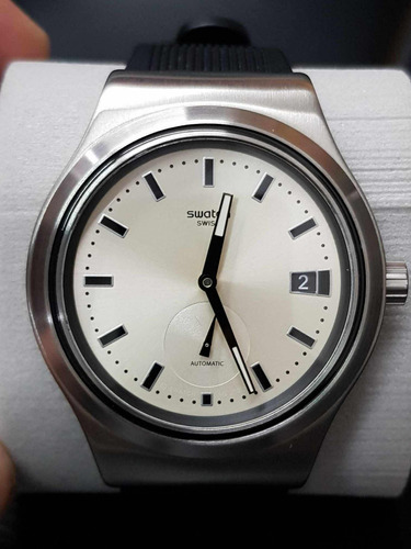 Reloj Swatch Automático Mod. Unavoidable Para Caballero