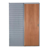 Puertas De Embutir Corrediza 90cm Enchapado Cedro Chapa 18