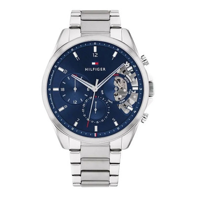 Reloj Tommy Hilfiger 1710448 Color de la correa Plateado Color del fondo Azul | Envío gratis